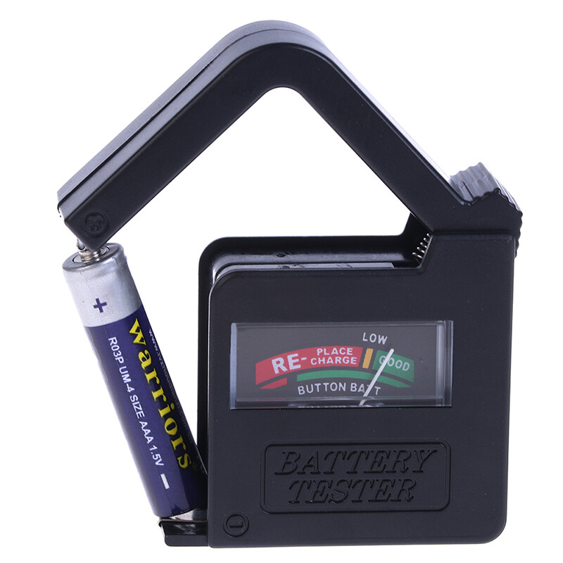 AA/AAA/C/D/18650/9V/1.5V Universal Button Cell Battery Volt Checker Tester BT*D#