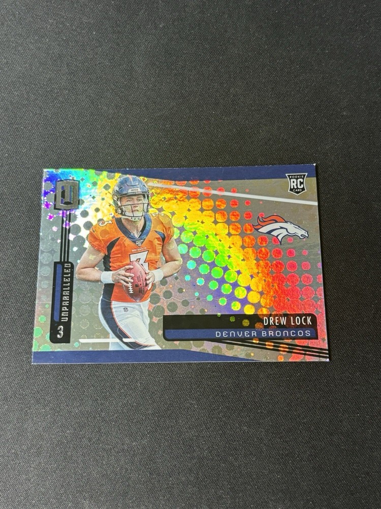 2019 Drew Lock Rookie Card - Rare Collectible Football Memorabilia