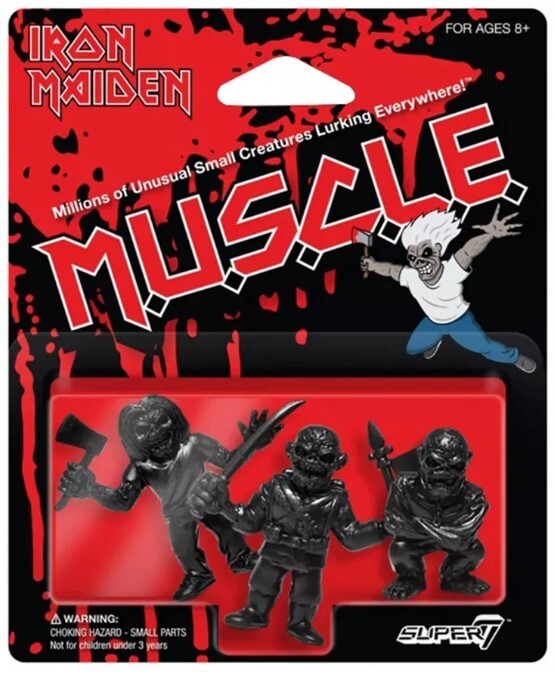 NEW Super 7 IRON MAIDEN M.U.S.C.L.E Mini-Figure BLACK Killers Trooper Piece Mind