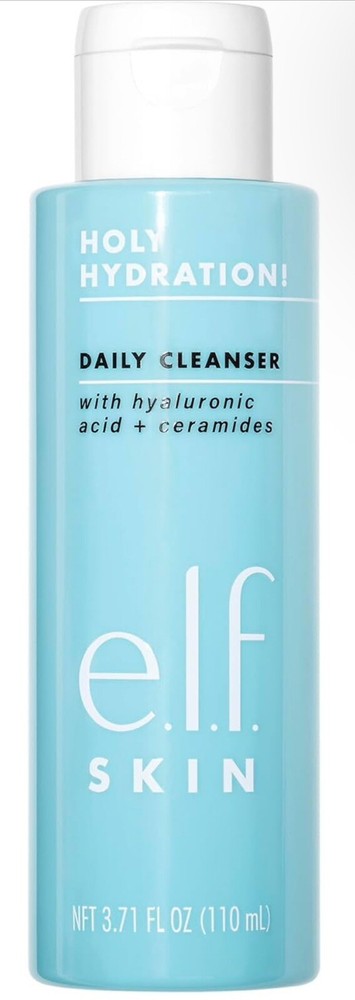 ELF Holy Hydration Daily Cleanser with Hyaluronic Acid 3.71 oz  