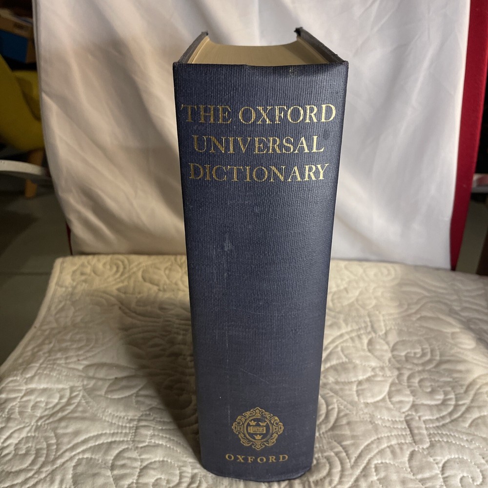 Oxford Universal Dictionary 3rd Ed 1955 Little Onions Antique Reference Book