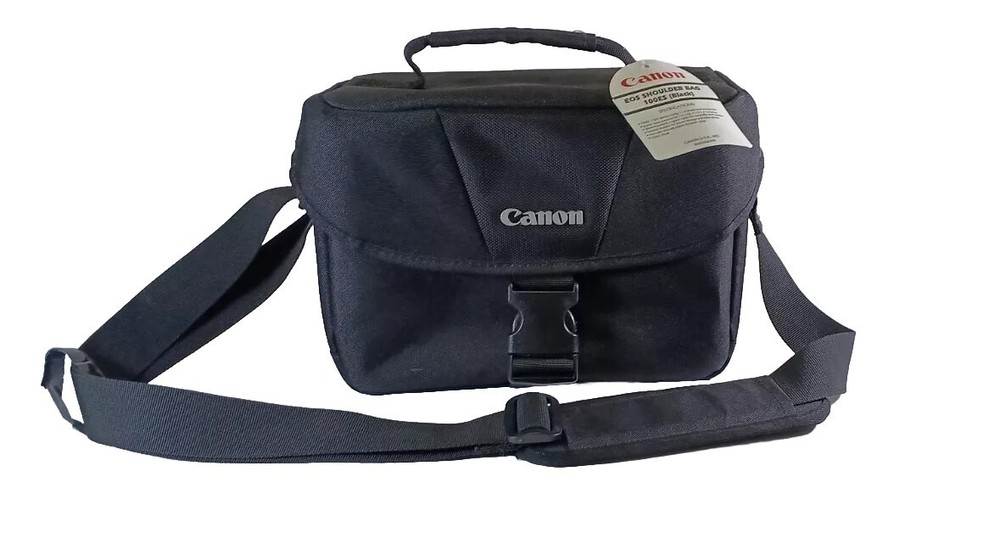 Bolso de Hombro Cannon Eos 100es Negro Nuevo Con Etiquetas