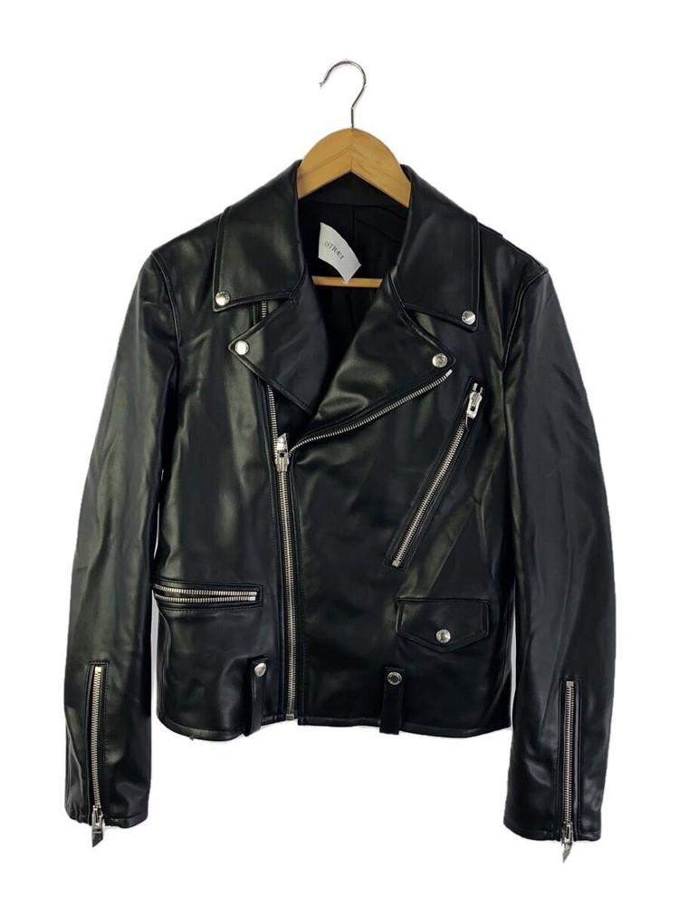 Astraet Black Leather Blouson Jacket 5425-199-0230 1306