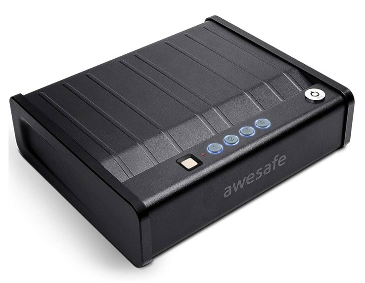 awesafe Gun Safe, Updated Biometric Gun Safe for Pistols, Quick Access