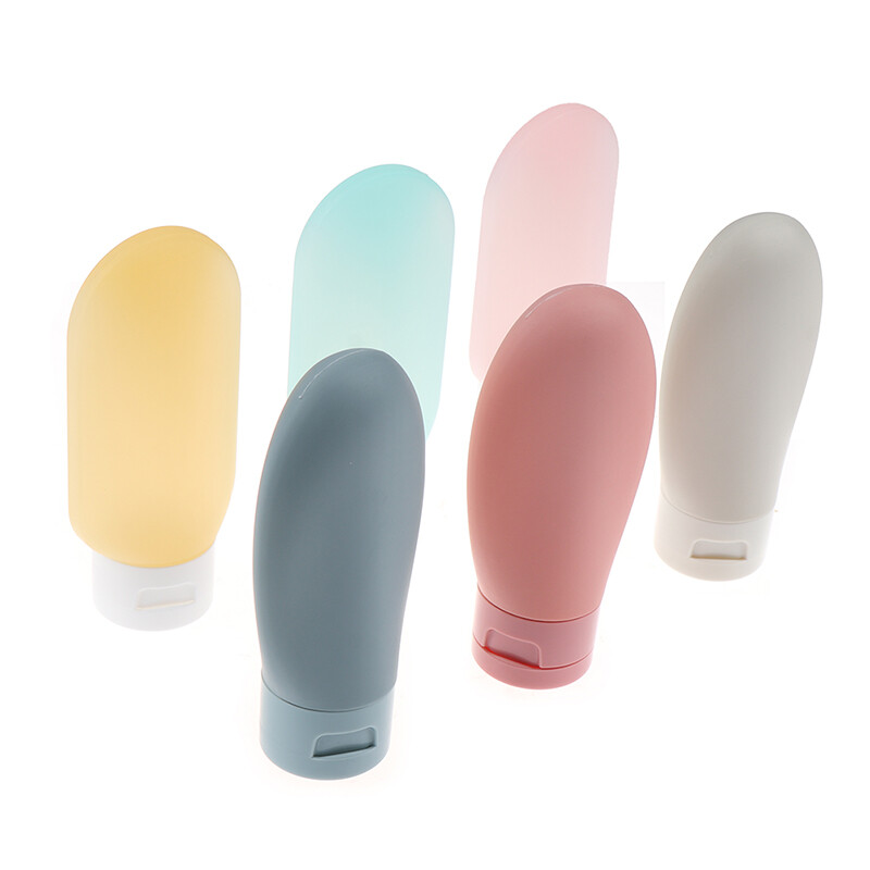 3pcs Refillable Bottle Portable Essence Shampoo Shower Gel Bottles Travel Kit WO