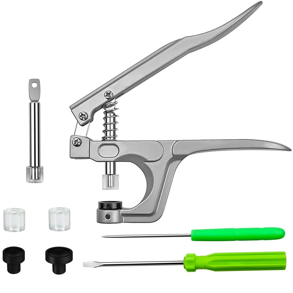 Alicates a presión para ropa artesanal, presión de plástico KAM, sujetador prensa accesorio punzón