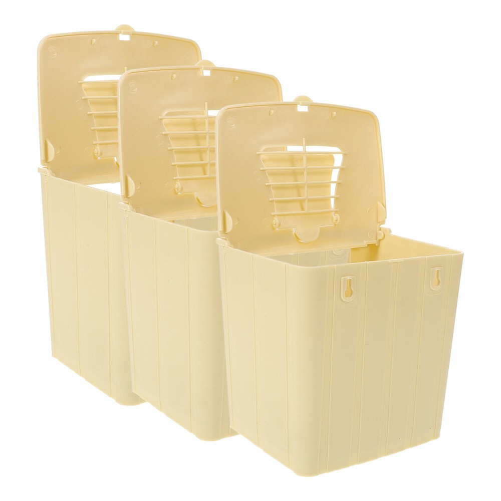 3pcs Mounted Bird Nest Box for Parrots Indoor Outdoor Breeding