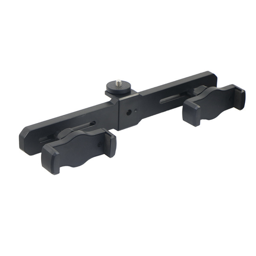 10.63-inch Adjustable Dual Clip Phone Holder Bracket 27cm