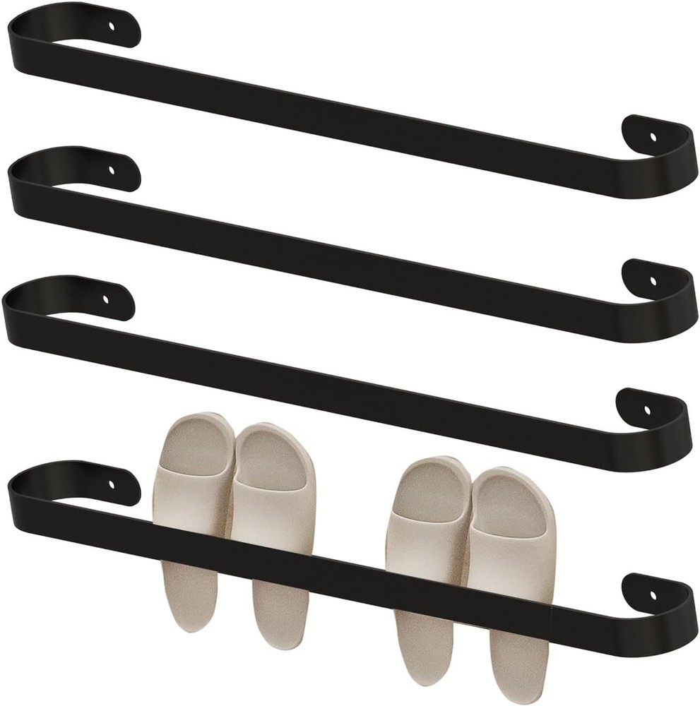 Wall Mount Aluminum Shoe Rack Adhesive Space Saving Cabinet for RV