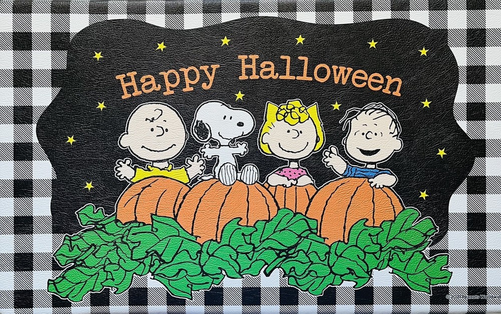 Halloween Snoopy Charlie Brown Anti-Fatigue Mat Rug 18x30 New