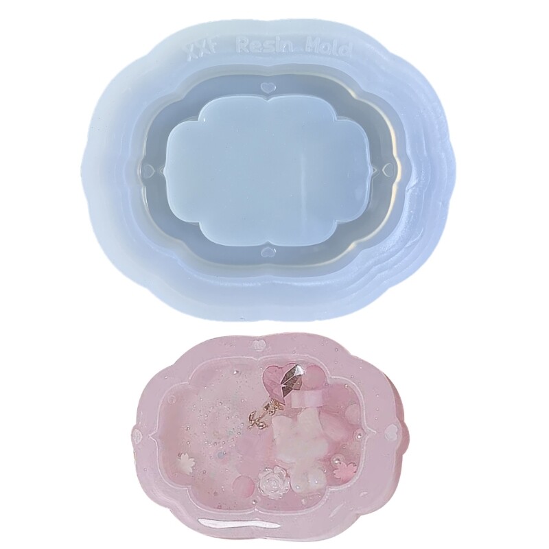 Epoxy Resin Shaker Mold for Pendant Charms Silicone Casting Molds