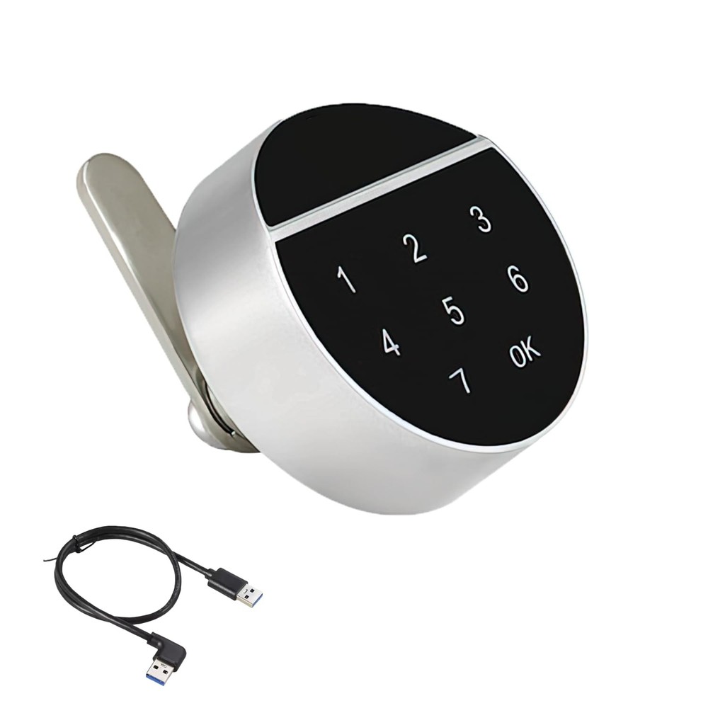 Digital Cabinet Lock Electronic Keyless Coded Drawer Security Safe Push Button Mechanical