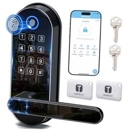 Smart Keyless Entry Fingerprint Digital Door Lock with Code
