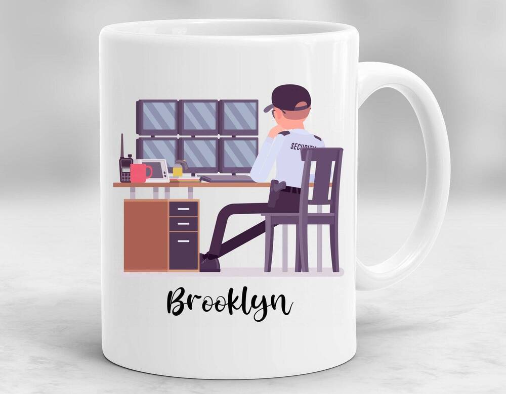 Personalized Security Guard Mug Security Guard Cup Security Guard Gift Security