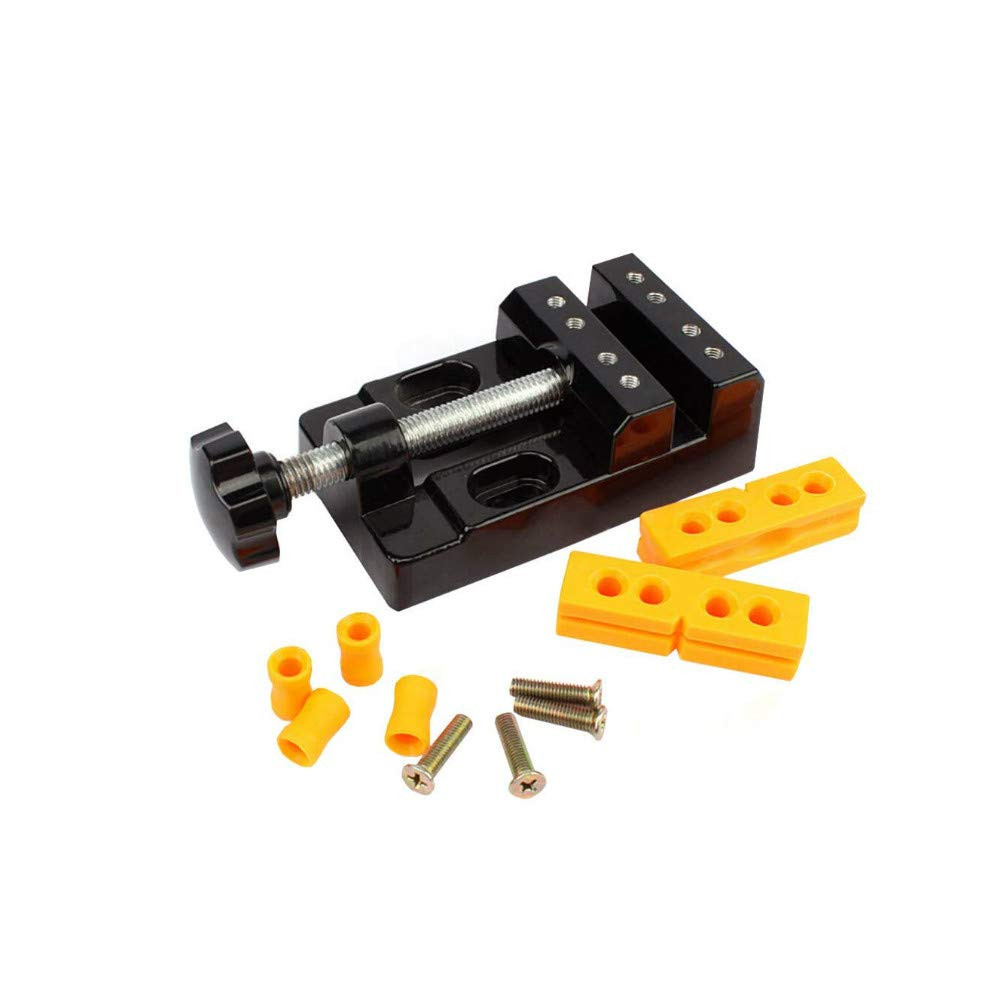 Mini Bench Vice Clamp Mini Flat Clamp Opening Parallel Table Vise for Watch Repa