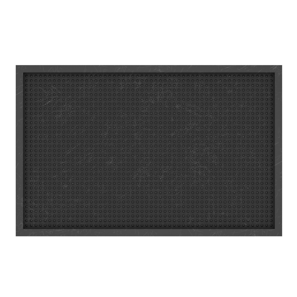 Non-slip indoor outdoor boot tray doormat 17.5x27 modern entryway mud mat