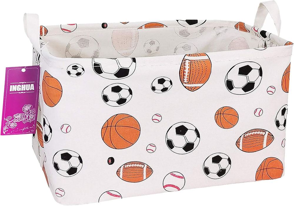 Rectangular Storage Basket Fabric Organizer Bin for Toys,Books,Clothes,Gifts,Pet