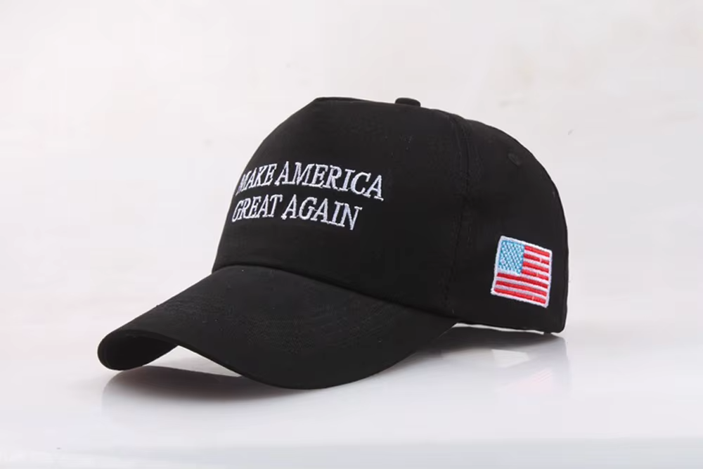 MAGA BLACK Embroidered Trump Election 2024 Baseball Hat
