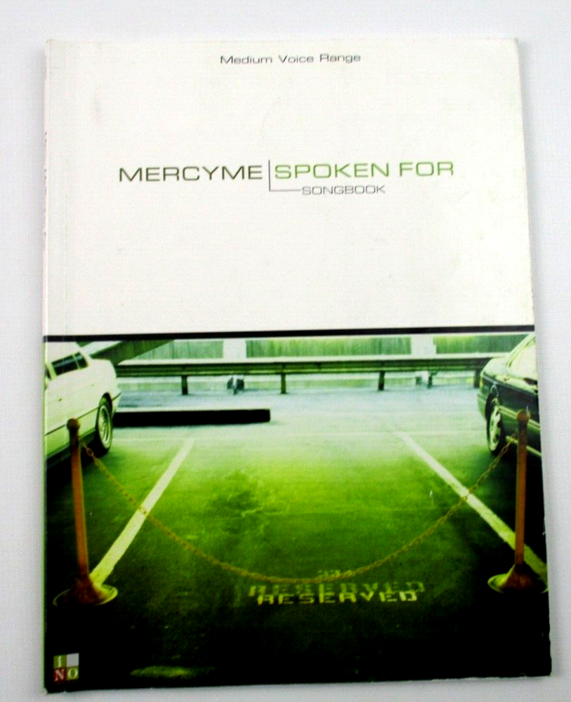 MERCY ME - SPOKEN FOR Songbook Christian Rock Medium Voice Range FREE SHIPPING-image