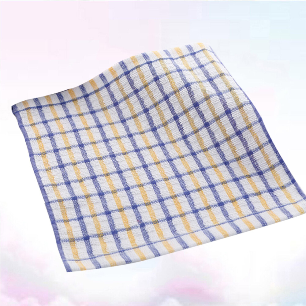 Yellow Tea Towels for Kitchen Cloth Cleaning Rags Washable Dishcloth