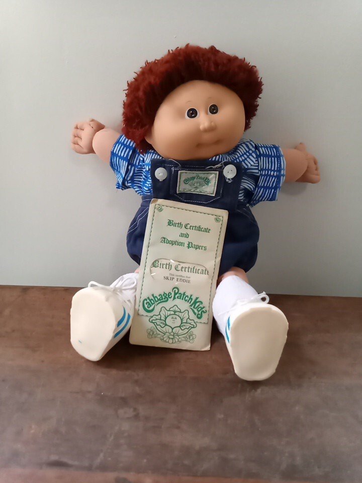 Cabbage Patch Kids Doll Customer Fuzzy 85 Birth certificate-image