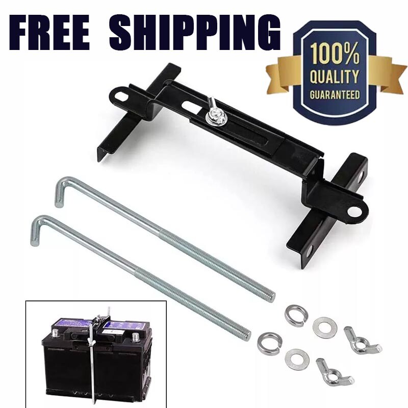 10.6'' Adjustable Car Crossbar Battery Hold Down Bracket Holder Storage 27 CM