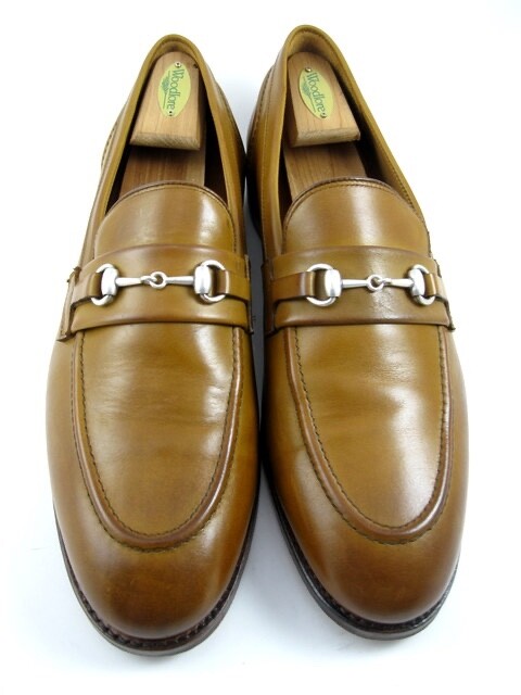 Allen Edmonds Randolph Mens Leather Penny Loafers in Walnut Size 13 D