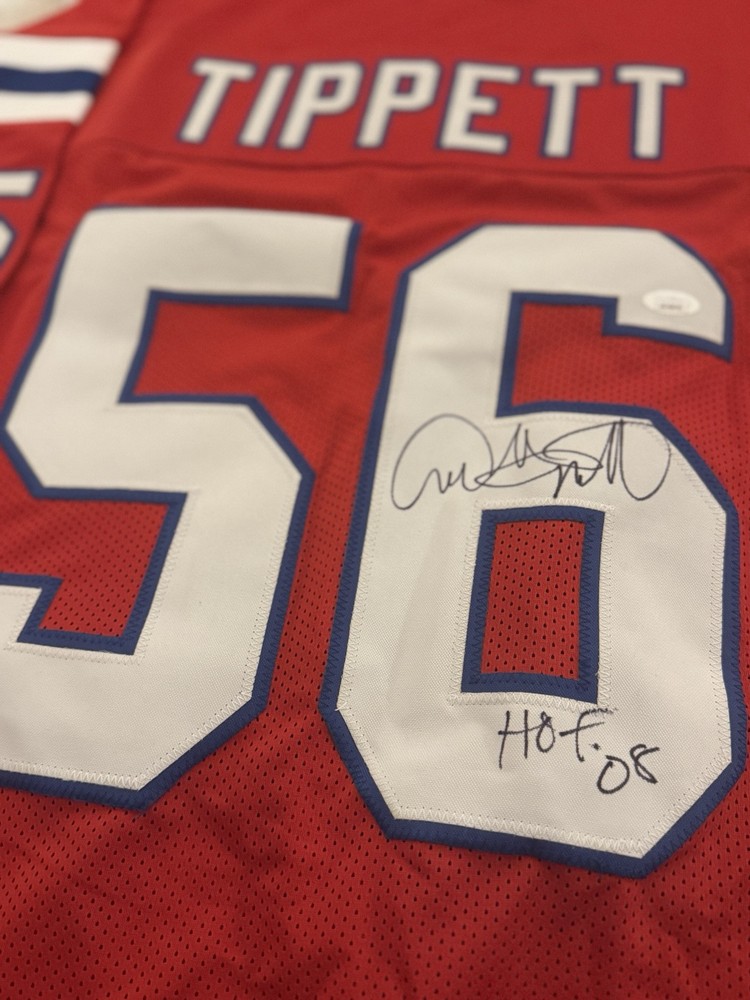 ANDRE TIPPETT signed custom Jersey auto autograph JSA size XL CERTIFIED