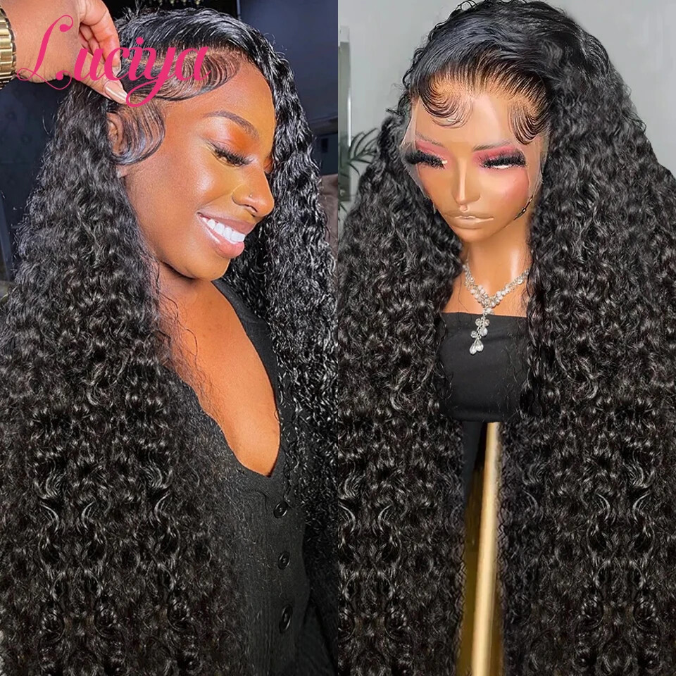 HD Curly 13x4 Lace Front Human Hair Wig 5x5 Glueless Ready To Wear
