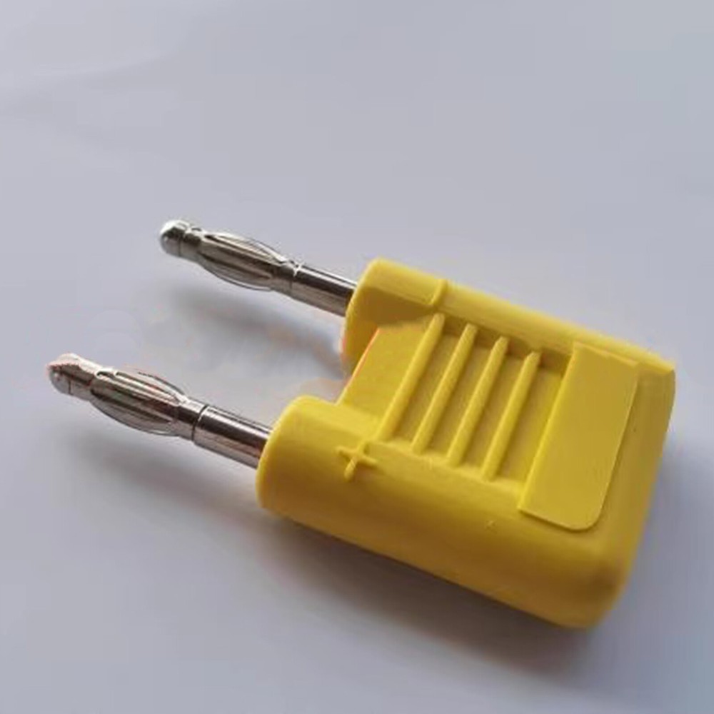 4MM Thermocouple Probe Flat Female to Round Pin Plug Male Plug Adapter