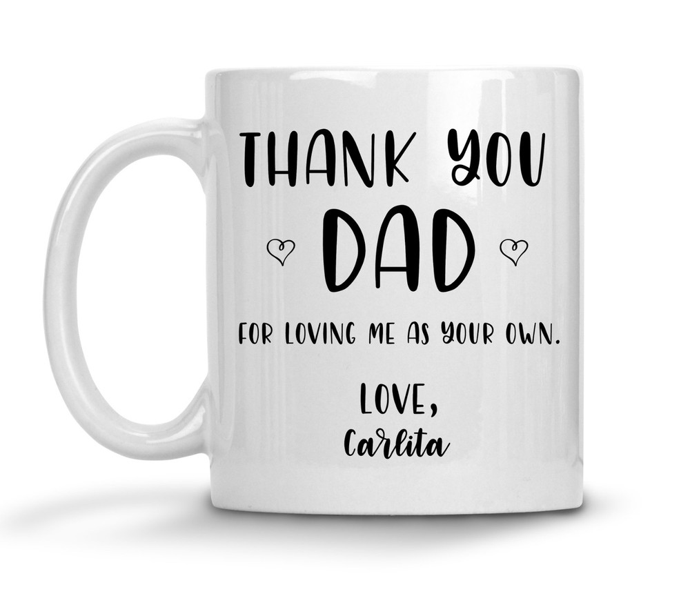 Christmas Gift For Step Dad Personalized Stepfather Mug Funny Step Dad Gift Step