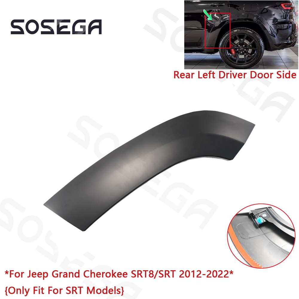 Fit For Jeep Grand Cherokee SRT/SRT8 2012-2022 Rear Left DOOR Side Fender Flares