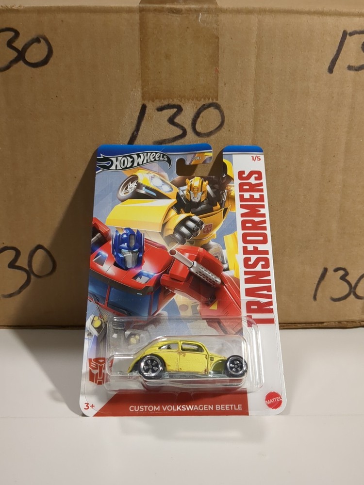2024 Hot Wheels Custom Volkswagen beetle Transformers Bumblebee