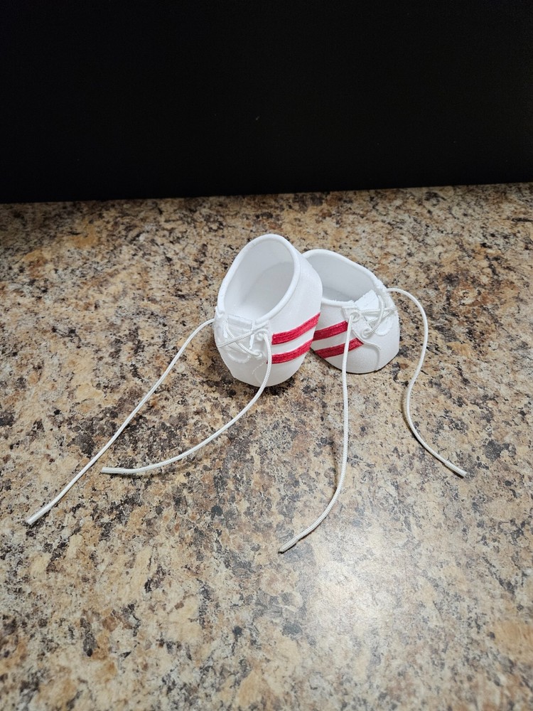 Vintage Cabbage Patch Kid (CPK) 17 inch White replacement shoe Laces (1 PAIR)