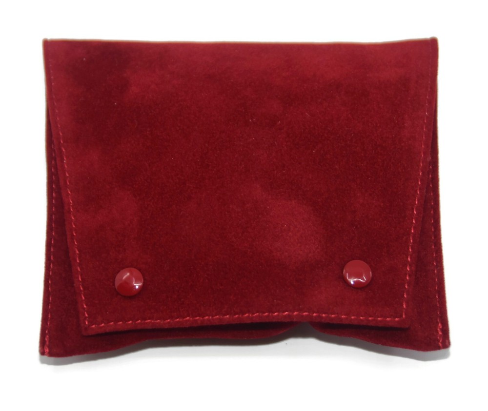 Cartier Red Travel Watch Pouch for Safekeeping