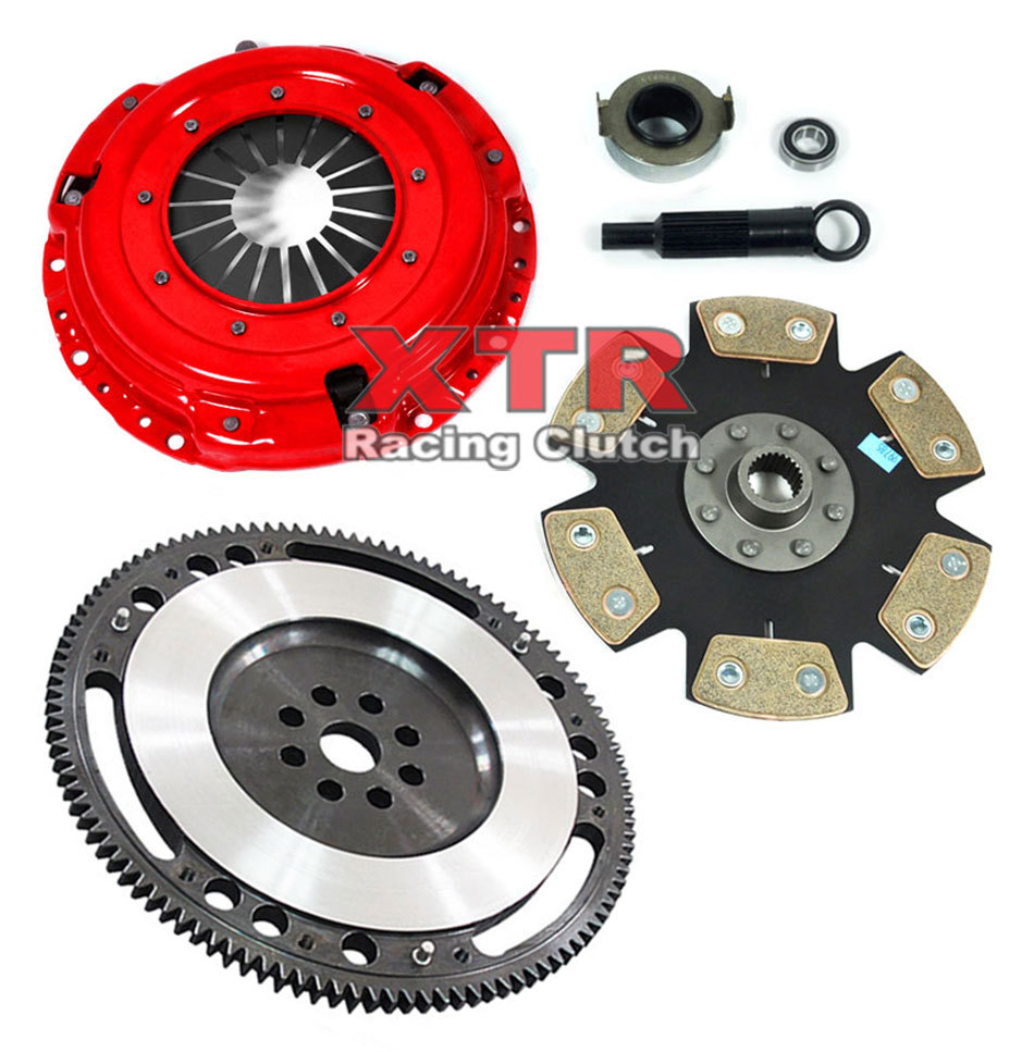 XTR RACING 4 CLUTCH KIT+LIGHT FLYWHEEL 1990-91 ACURA INTEGRA 1.8L DOHC B18