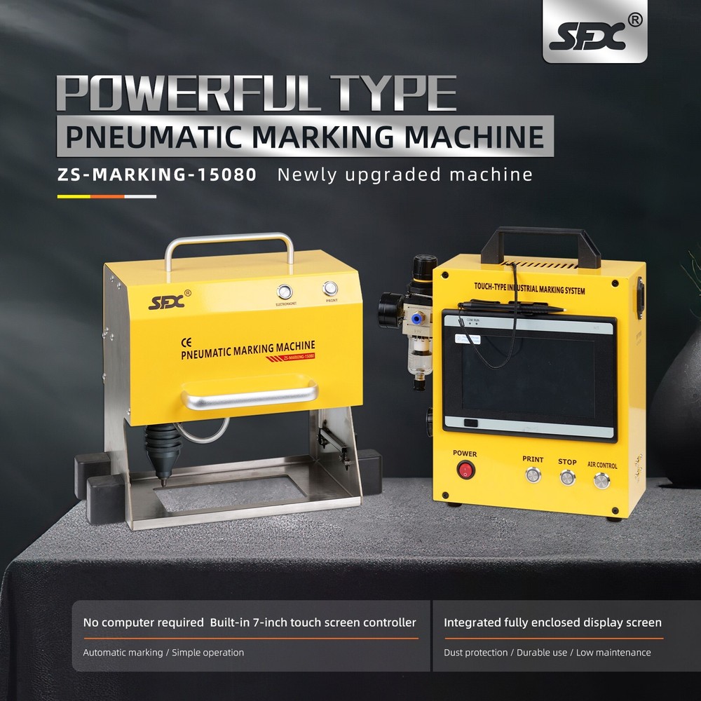 SFX Pneumatic Marking Machine  150*80M  Automatic Engraver Powerful Type Marking-image