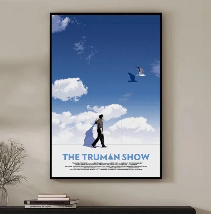 The Truman Show Vintage Movie Poster – Classic Wall Art Decor