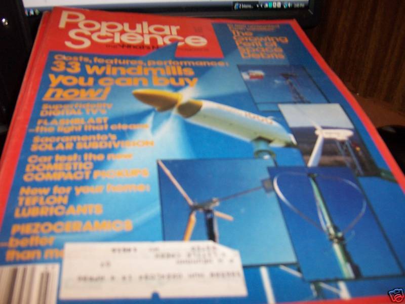 Popular Science 7/1982 33 Windmills you can buy now-image