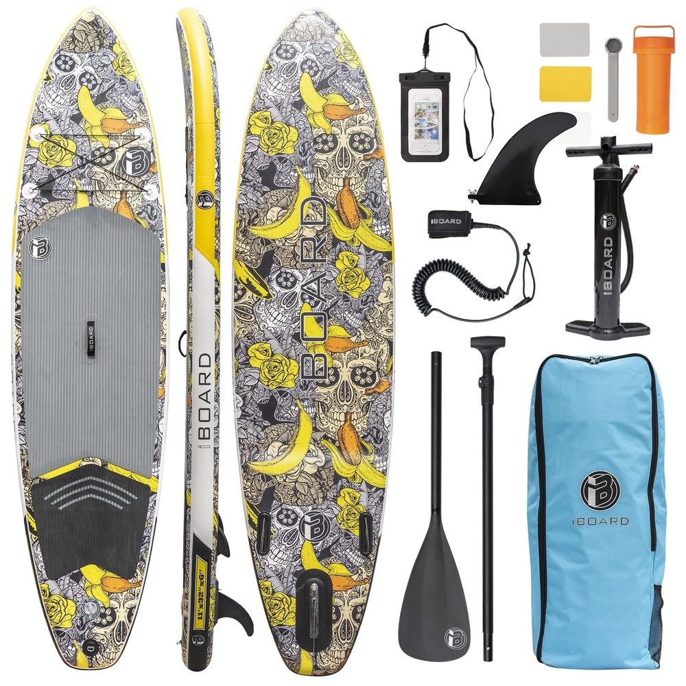 11ft Inflatable Stand Up Paddle Board with Premium SUP Paddle