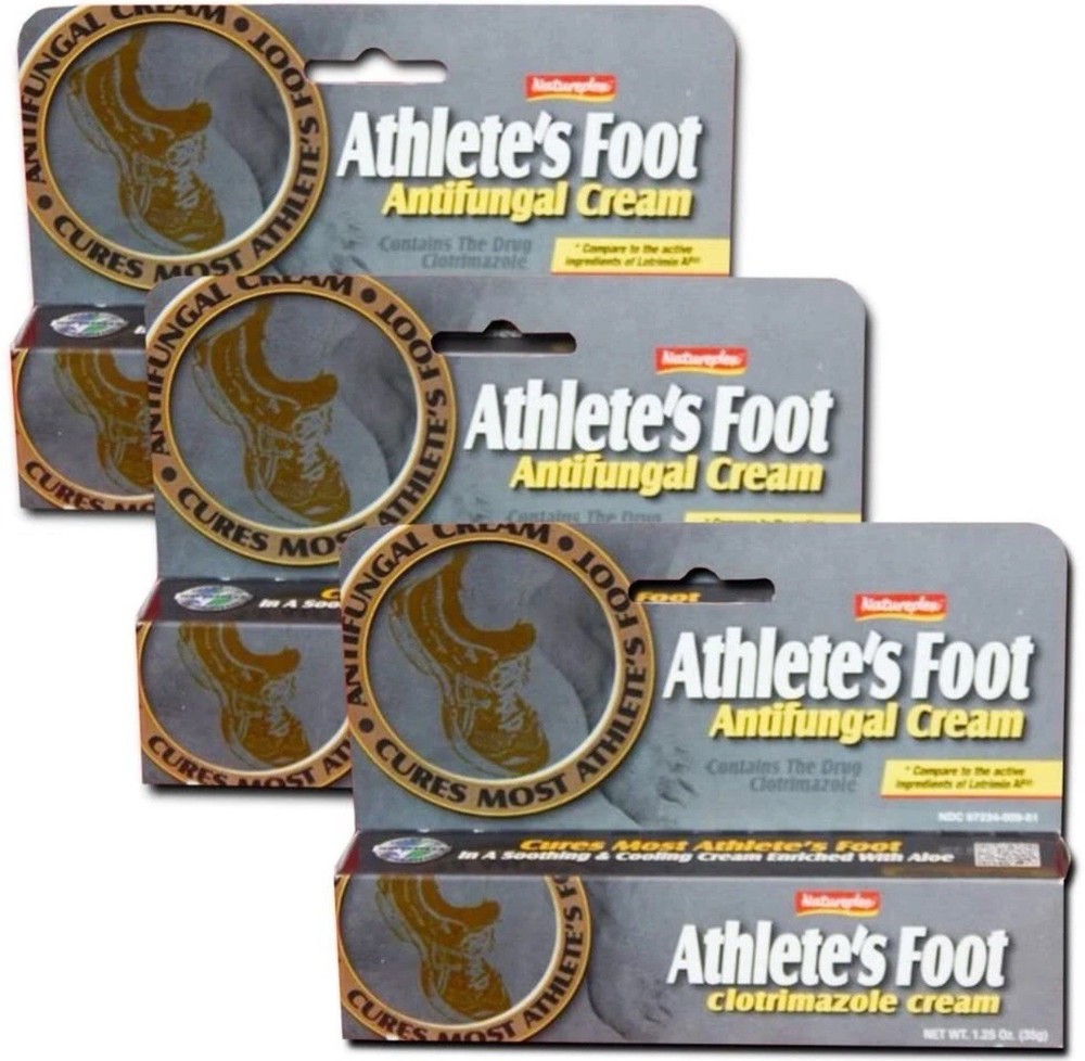 3 - Pack Natureplex Athlete's Foot Antifungal Cream, 1.25 oz.