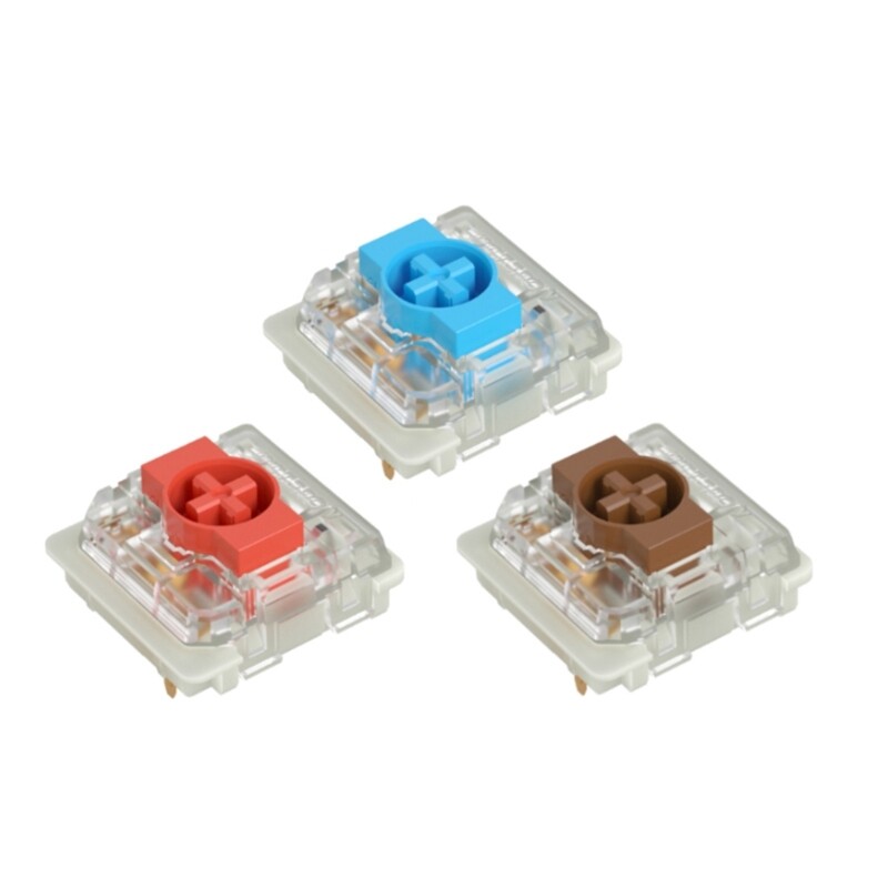Low Profile 2.0 3Pin DIY Hot Swap RGB Mechanical Keyboard in Blue Red Brown with Customizable Lighting