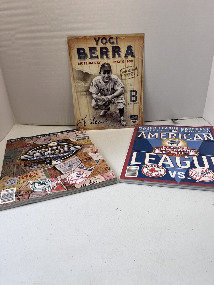 Yogi Berra New York Yankees MLB World Series American League Vintage Magazine