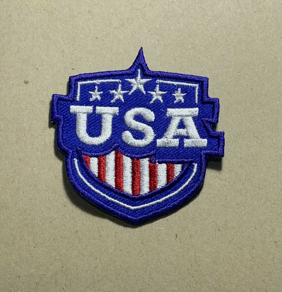 USA Iron-On Embroidered Patch for Clothing & Accessories