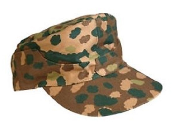 Wehrmacht Field Cap M44 German Army Hat Pea Camouflage Size 56