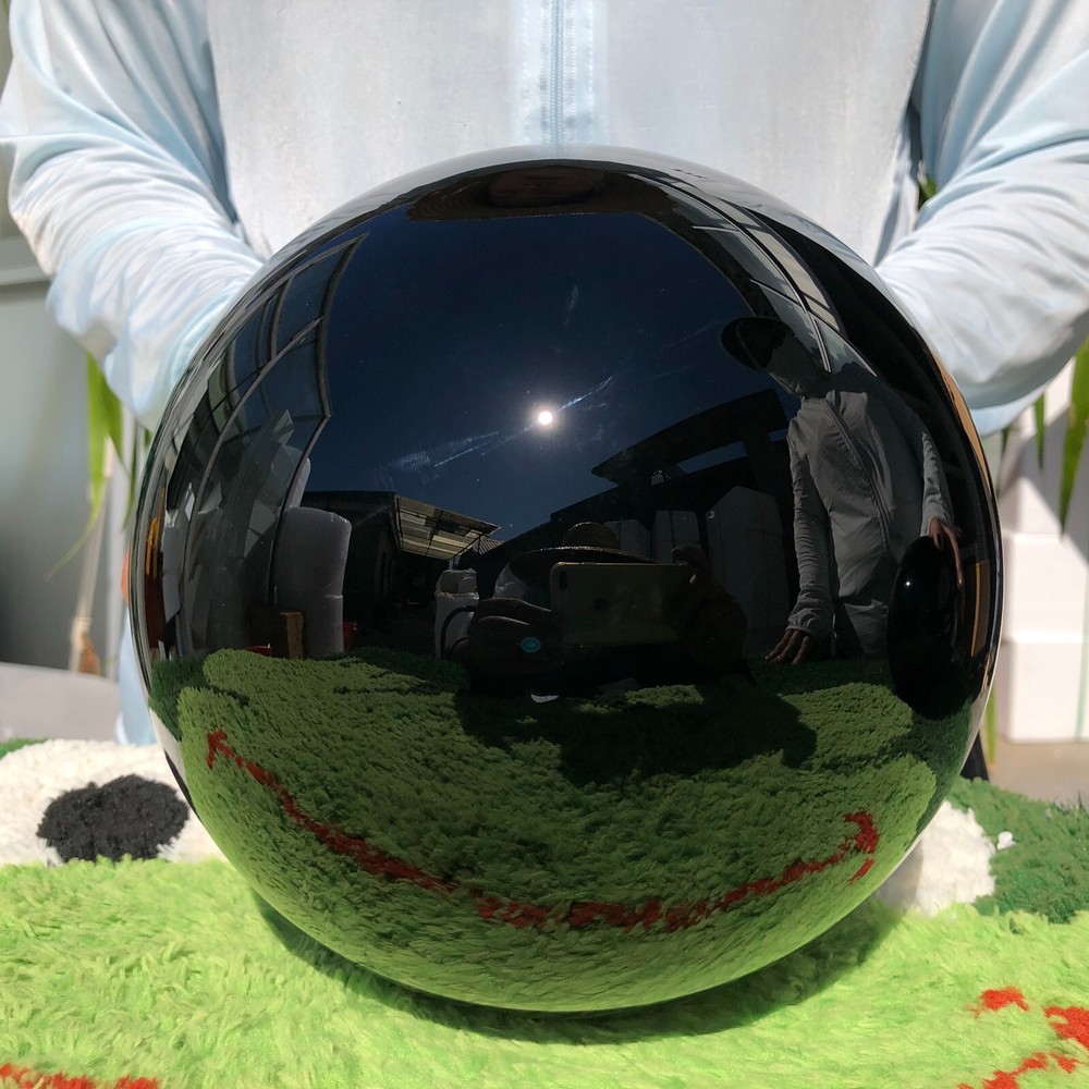 21.3LB Natural Obsidian Quartz sphere Crystal Ball Mineral specimen Healing