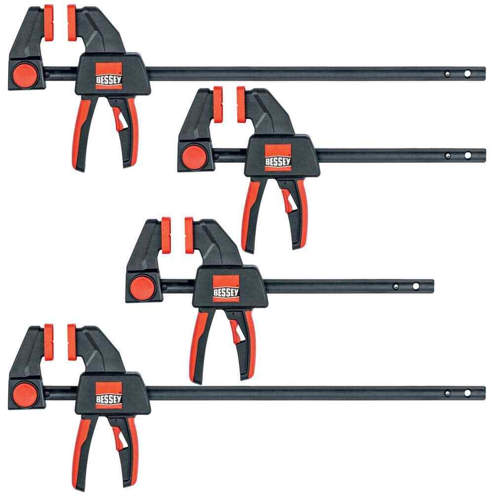 Trigger Clamp Set Containing 2 Each of EHKM06 and EHKM12 (4-Piece)