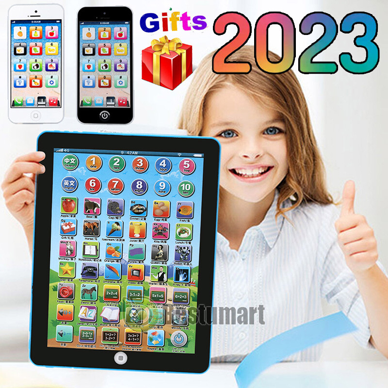 Educational Learning Tablet Toy Cell Phone for Kids Age 2 3 4 5 6 7 8 Years Old