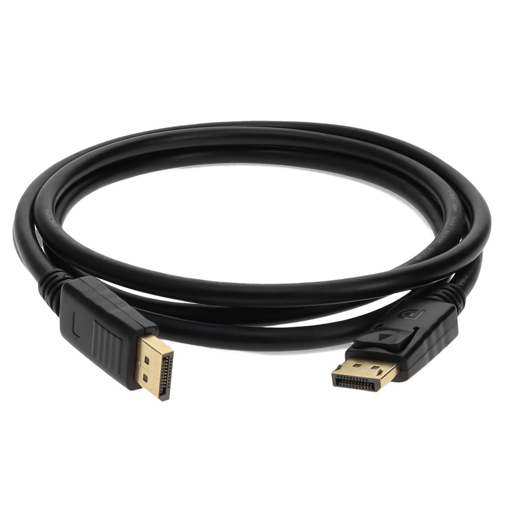 1.5ft Black DisplayPort Cable - High-Speed Connectivity for Monitors & PCs