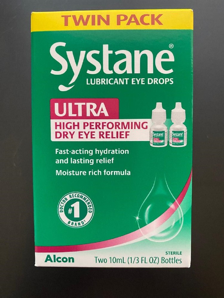 Systane Ultra Dry Eye Relief Drops Twin Pack High Performance